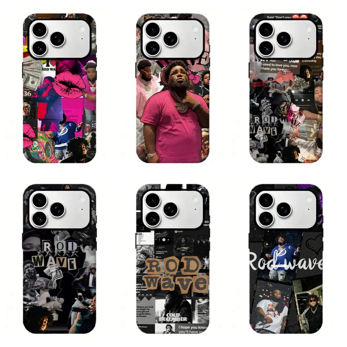 R0d wave rapper collage film phone case|Gifts For Fans Men Women|Cover For iPhone 17 Pro Max 16 15 14 13 12 11 for Samsung S21 S22 S23 S24 S25 Phone Case|Tough phone case