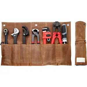 Tool Pouch, Roll-Up Storage Bag for Hand Tools & Wrenches