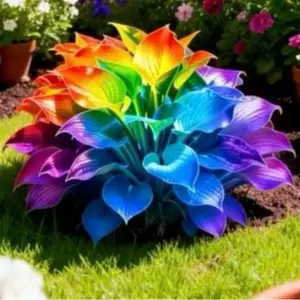 500+ Rainbow Hosta Seeds for Garden Lovers – Easy to Grow Plants for Yard and Landscape Design