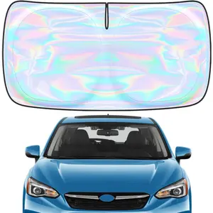 Windshield Sun Shade for Subaru Impreza 2015-2025 2026-4 Layers Sunshade Compatible with Subaru Impreza Foldable Front Window Sunshade Sun Visor Protector Block UV Rays Keep Your Car CoolerGift.