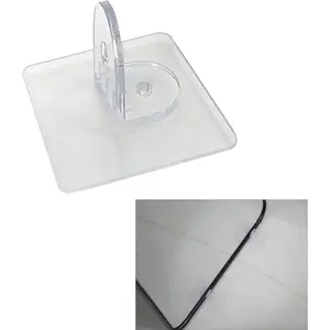 Mirror Stand for Floor – 12 count No Drill Plastic Leaning Mirror Stoppers for Full Length Mirrors,  Support Brackets for Bedroom, Living Room, Bathroom