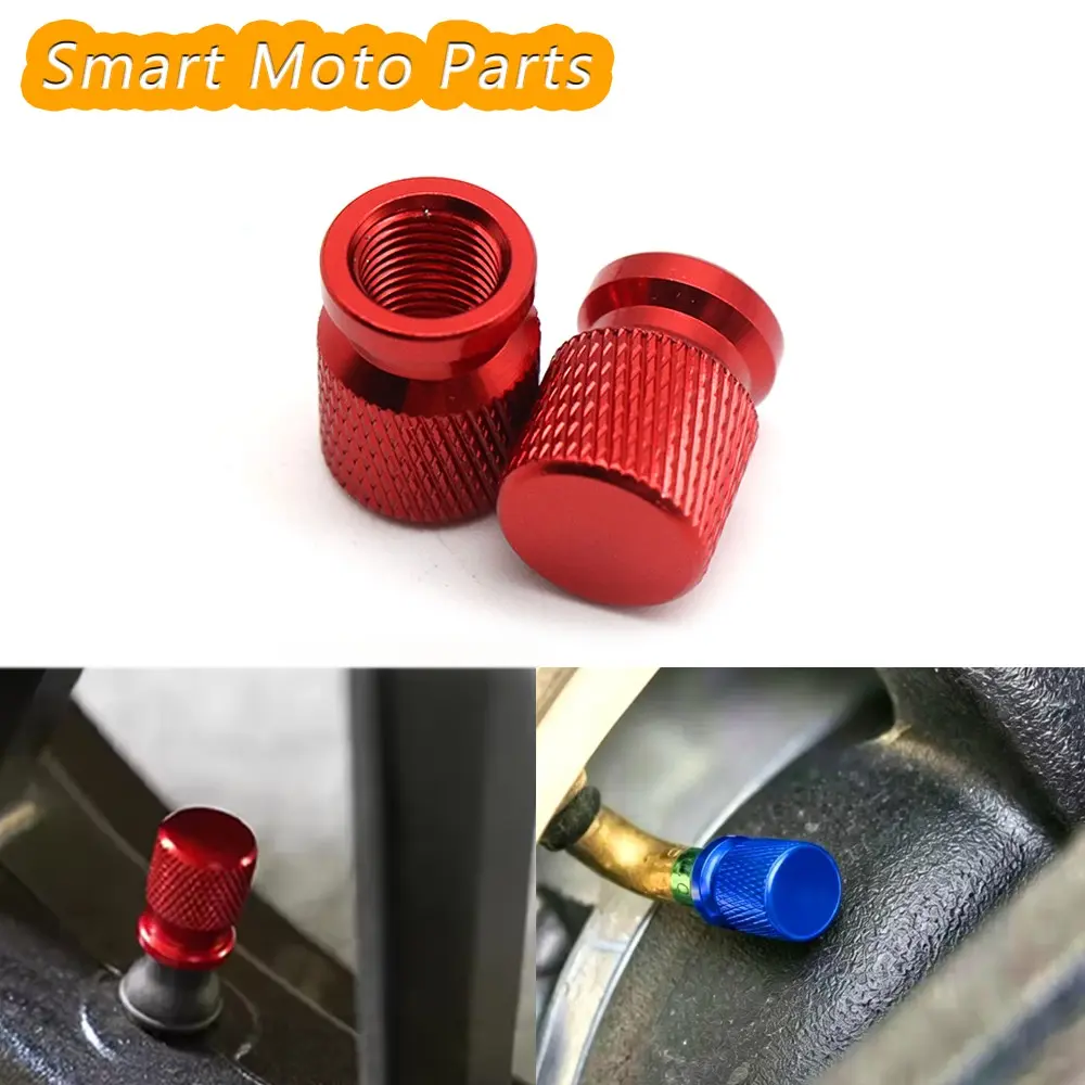 2 PCS Motorcycle Valve Caps, Cnc Aluminum Alloy, Simple Multi-Color Design, Easy Install and Remove, Protects Tire Valve Core, For Honda Beat 110 Fi V1 V2 V3 ADV160 CLICK 125i 150i ADV150 mio i125 CB150R CBR150R