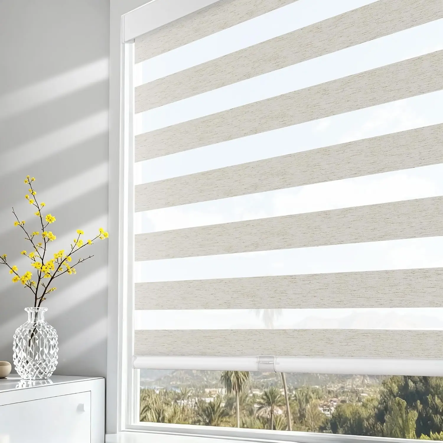 Blinds for Windows Pull Down Roller Window Shades