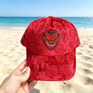Diablo Chava Limited Edition White Snapback Hat – Embroidered Streetwear Adjustable Casual Sun Cap for Men & Women