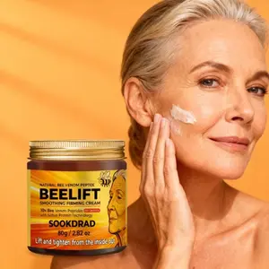 Bee Venom Peptide Firming Cream, Retinol, 10x Bee Venom & Active Protein, Smooth Texture, Face & Neck, Unisex, 80g, All Skin Types, Morning Care
