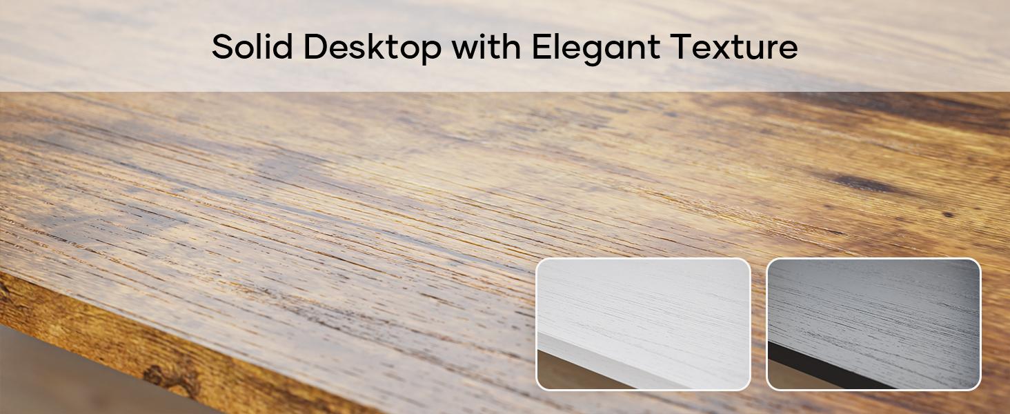 Height Adjustable Sit Stand Up, Wood Desktop, Work Home Office Computer PC Table, Tall Standup Workstation, Gaming Writing Study Bedroom Rising Desks