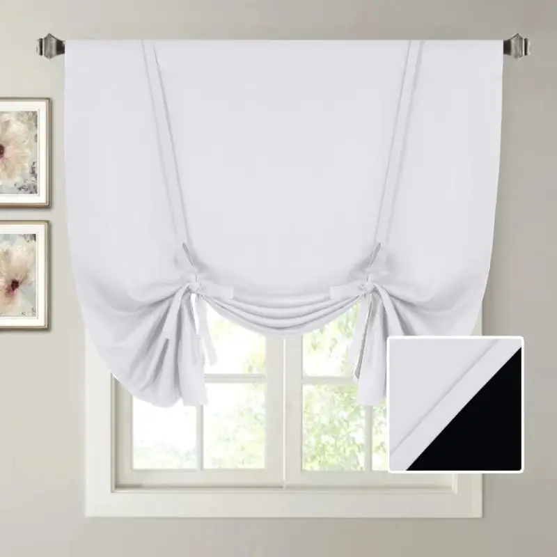 1pc New Blackout Roman Shade Curtain, Modern Drapes for Living Room Bedroom Office Party Daily Decor, Stylish Home Window Treatment