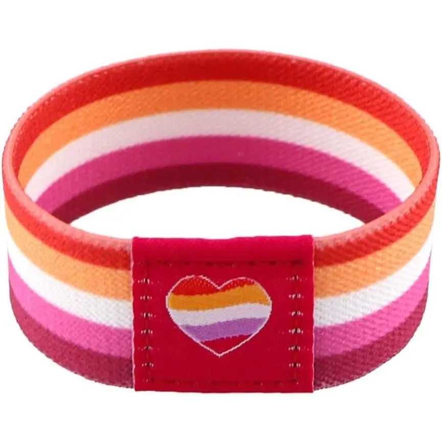 LGBTQ+ Rainbow Pride Bracelet for Women Men Stretch Elastic Band LGBTQ Wristbands for Pride Month Decorations Color Run Accessories Outfits