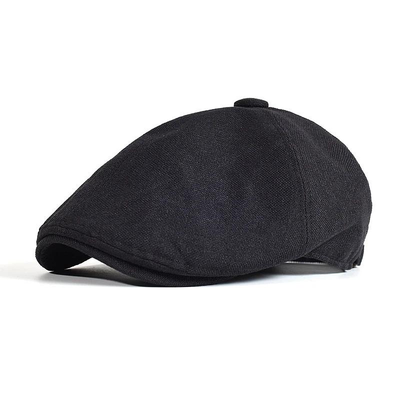Men's Summer Berets Outdoor Breathable newsboy cap Spring Flat Hats Solid Duckbill Hats Vintage Gatsby Beret Hat Women