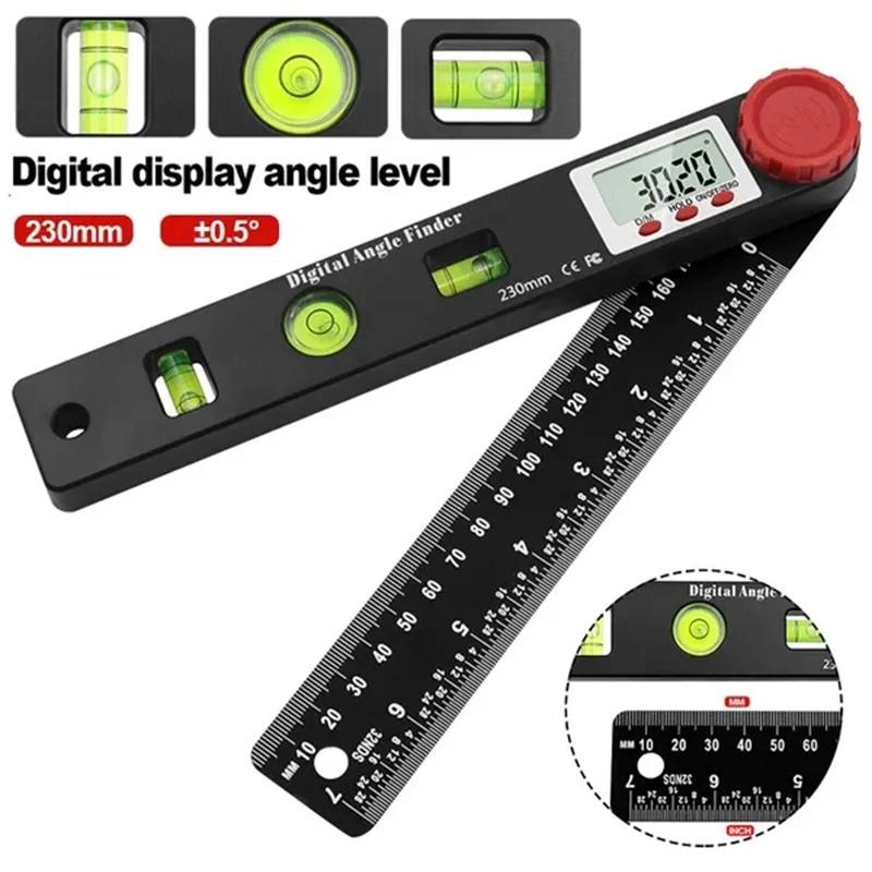 4-In-1 Digital Angle Meter Inclinometer Digital Angle Ruler Electronic Goniometer Protractor Angle finder Measuring Tool