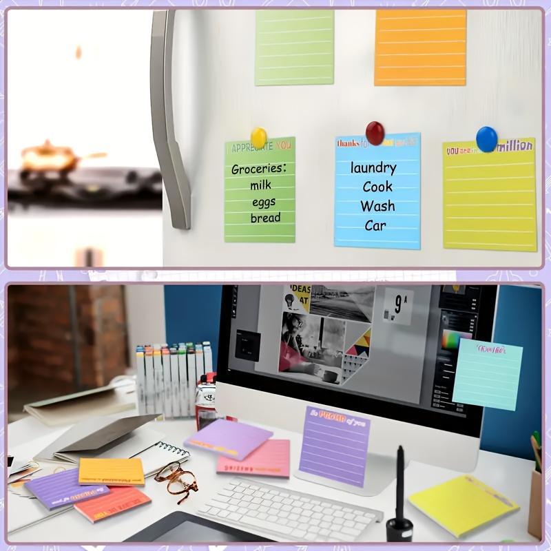 Inspirational 3x3" Sticky Notes - Encouraging & Motivational Message Pads - Perfect Appreciation Gift for Friends, Colleagues, Family, School & Office Use Inspirational 3x3" Sticky Notes - Encouraging & Motivational Message Pads - Perfect Appreciation Gift for Friends, Colleagues, Family, School & Office Use