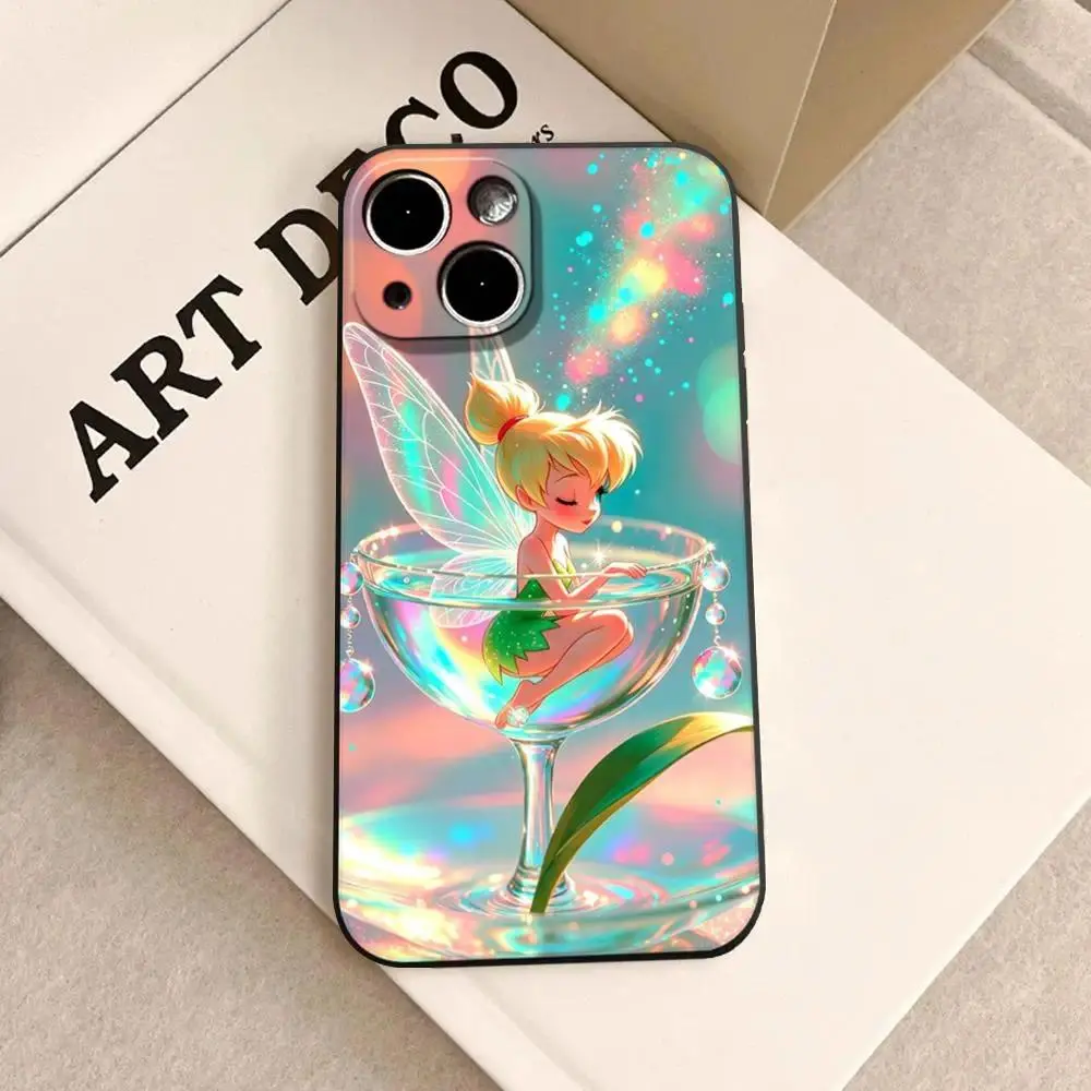 Cute T-Tinker Bell Phone Case for iPhone 17,16,15,14,13,12,11,Pro,Max,Plus Phone Cover Shockproof HD Clear Back Cover