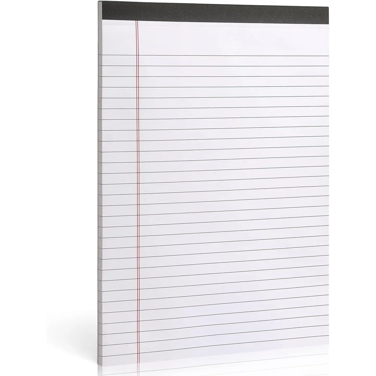 Legal Pad, 8.5x11 Inch (A4 Letter) Modern Ruled White Paper, 50 Sheets, 1 Pack, Thick & Durable, Versatile Office Stationery, Ruled Lines