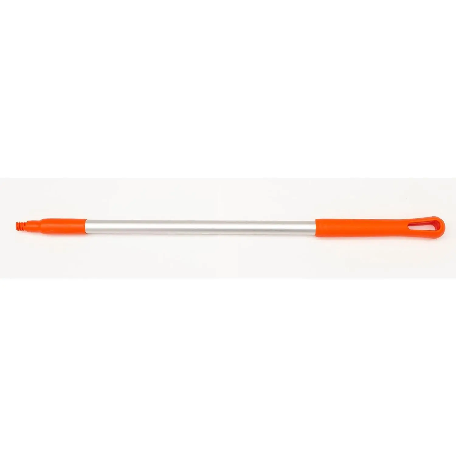 40246EC24 Aluminum Broom Handle, Mop Handle, Replacement Handle With Acme Threaded Tip For Commercial Cleaning, 30 Inches, Orange