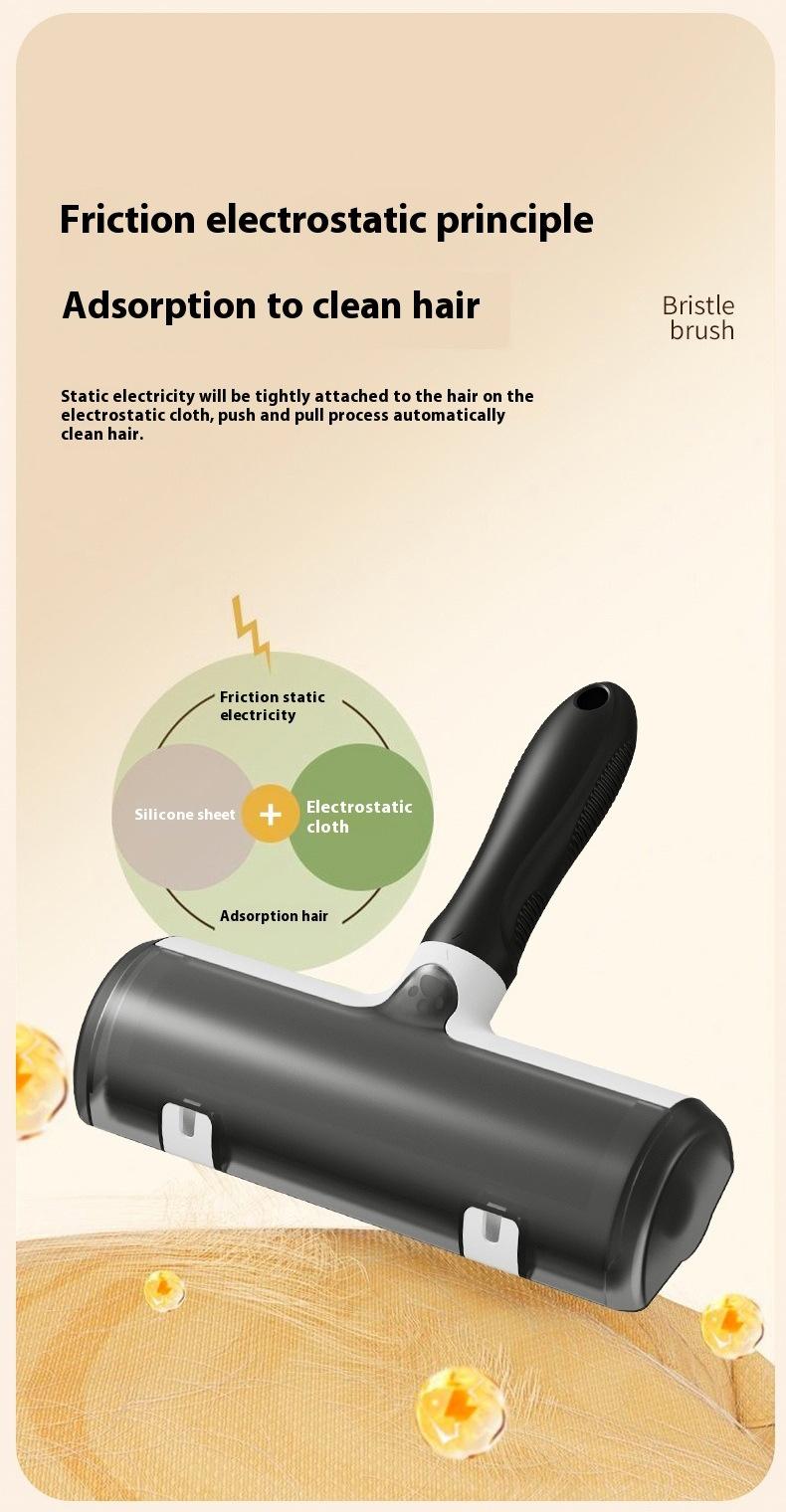 Washable Sticky Lint Roller Pet Hair Remover Reusable Lint Removal Brush for Clothes Furniture dog pepper spray cow scratching head lice comb big lice removal comb tick removal comb deshedding nozzle short hair Portable Retractable Wooden Nail File