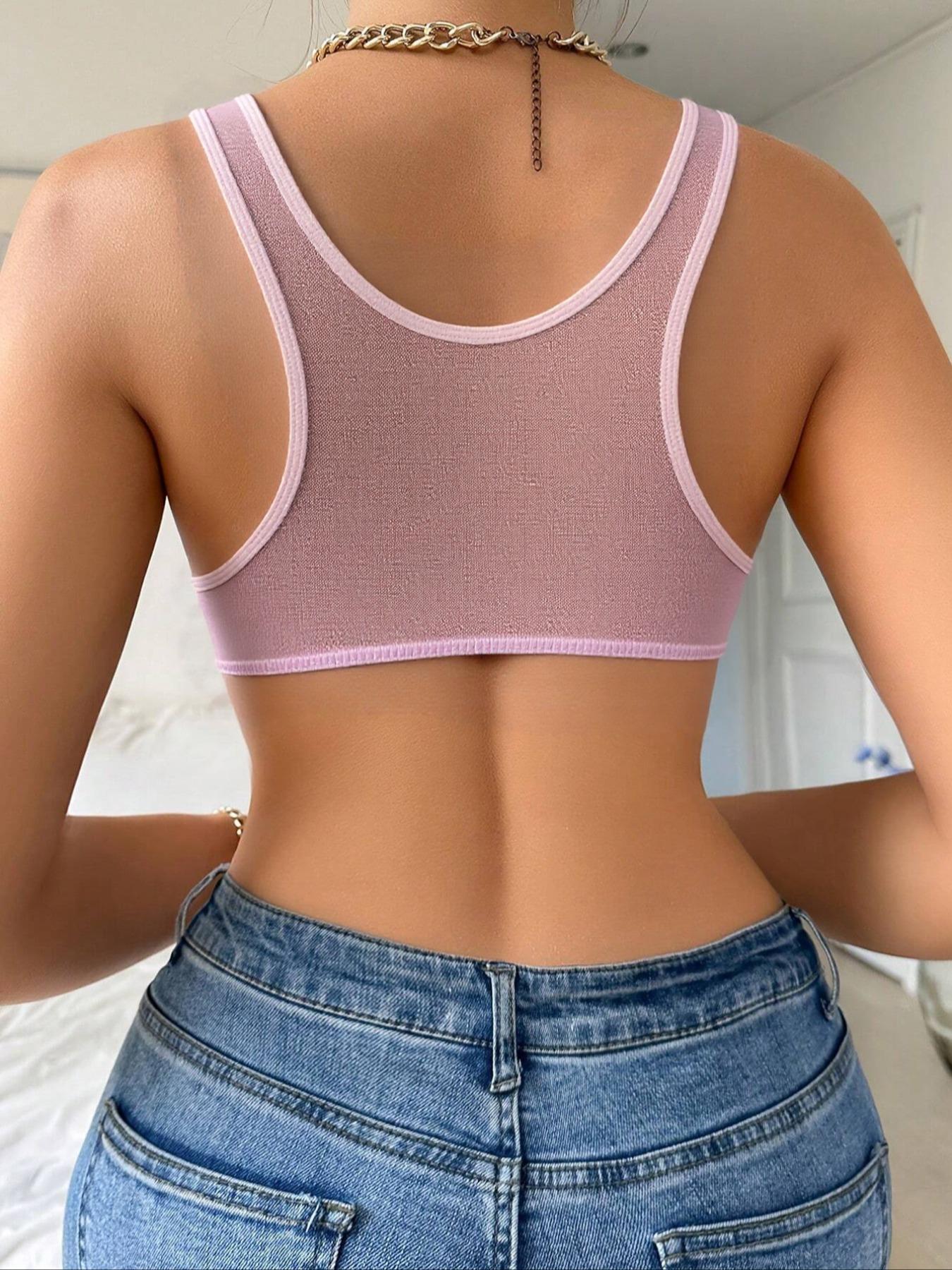 Seamless Wireless Bralette for Small Chest - Cute Lace High Sides for Day & Night Comfort! ✨