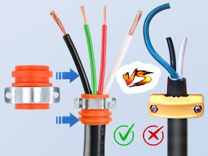 Nilight 50Amp RV Replacement Male Plug