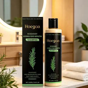 2-Pack Rosemary Hair Care Shampoo, Gentle Cleansing, Moisturizing and Smoothing, Voluminous and Silky Hair, Ideal for Daily Use