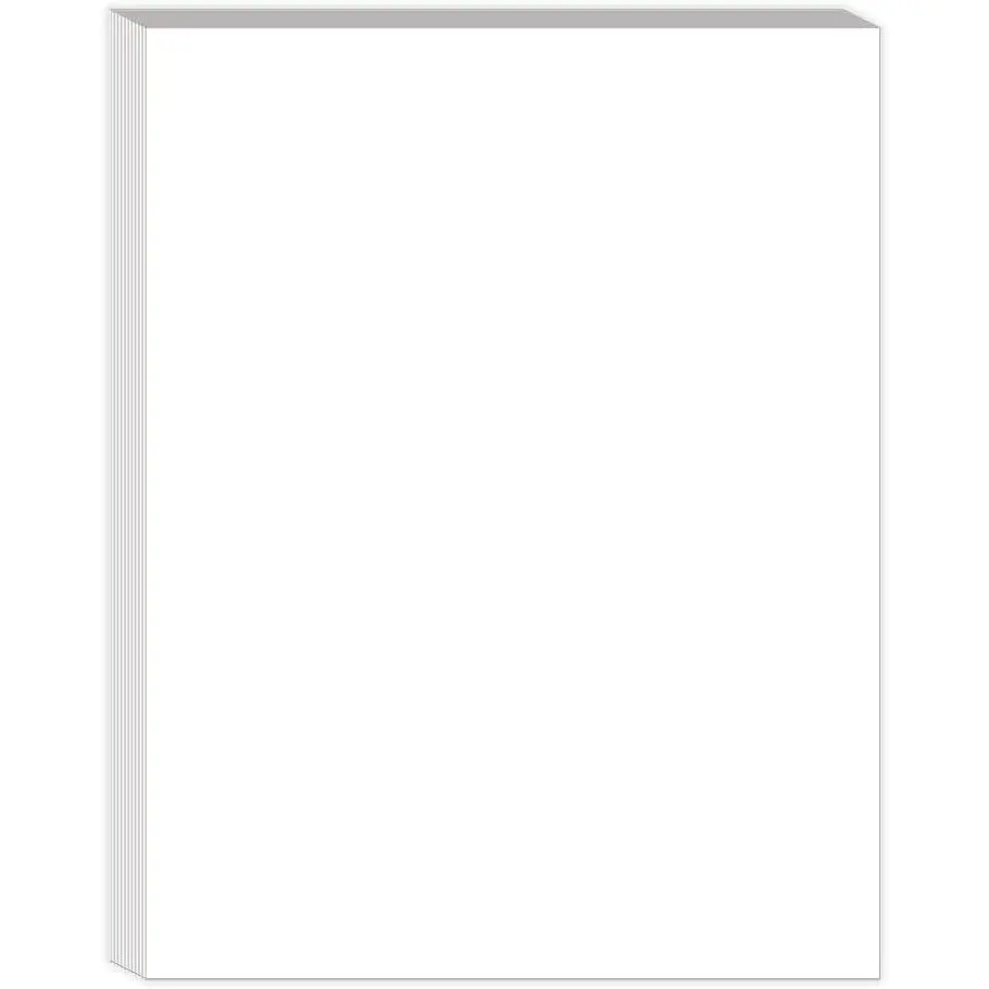 8" x 10.5" Blank Printer Paper - 100 Sheets/200 Pages Blank Loose-Leaf Papers, Copy Paper Printing in Office//School, 100gsm Blank Paper