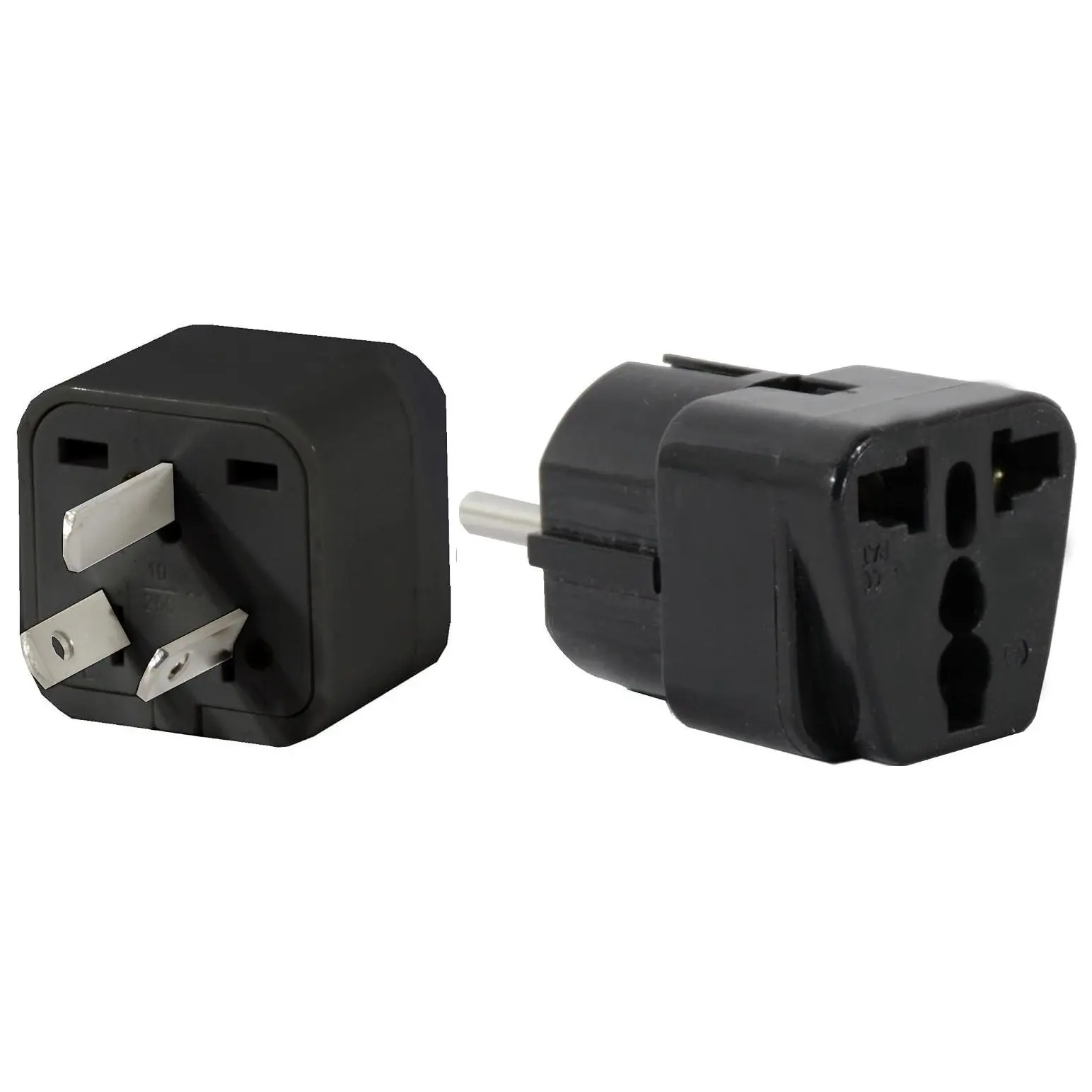 2-Pack US to Argentina Travel Adapter Plug, Universal to South America Type I & E (C/F) AC Power PlugsGift