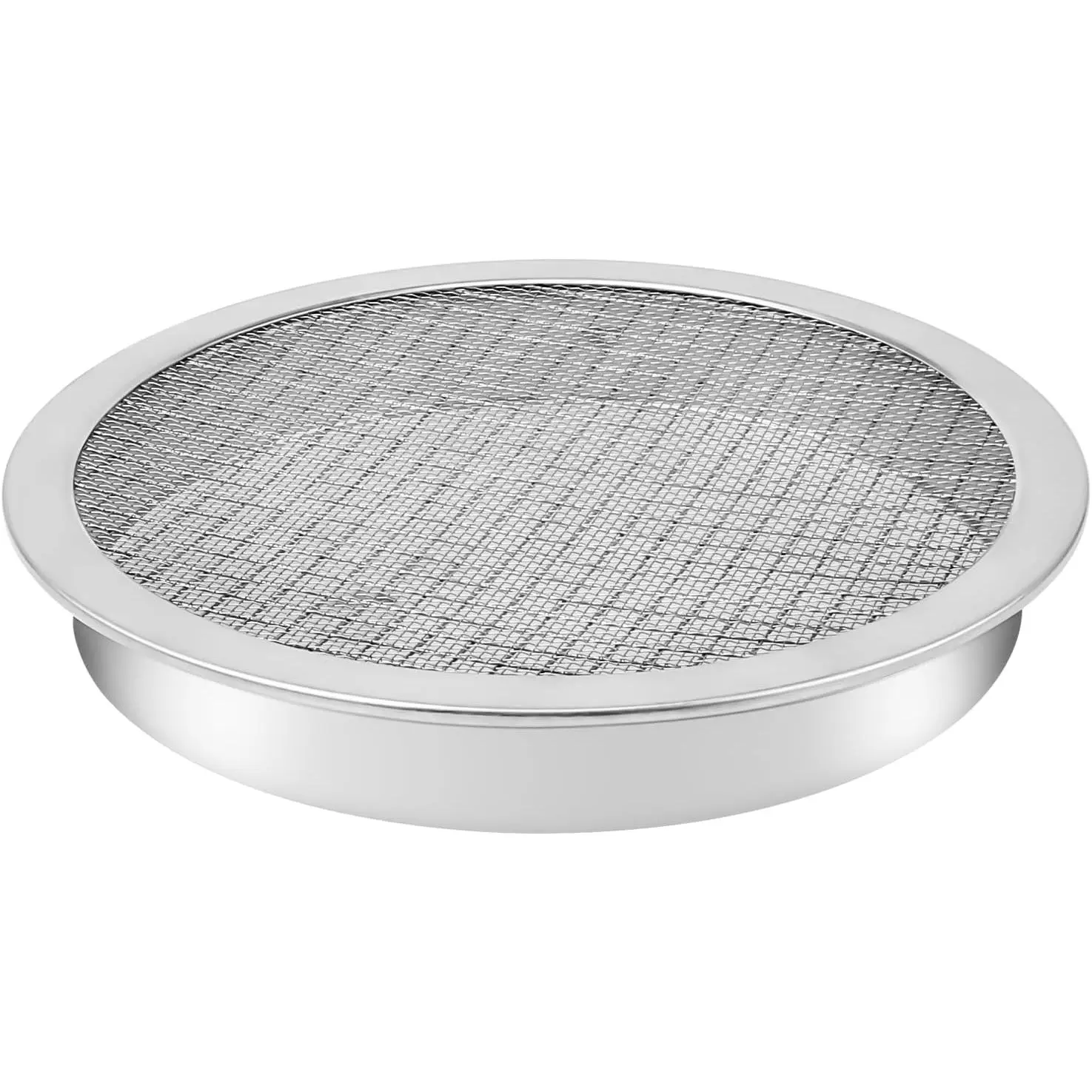 Rain Barrel Screen, 6 Inch Ultra Fine Mesh Aluminum Rain Barrel Top Screen Filter Rainwater Collection DIY Rain Barrel Diverter Kit - Keep Mosquitos and Debris Out of Rain Barrel