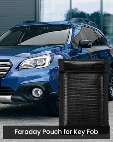 Faraday Bags, Waterproof Fireproof Money Bag for Cash, Important Document Storage Organizer for Valuables, Legal Documents Safe, Fireproof & Waterproof (Black)