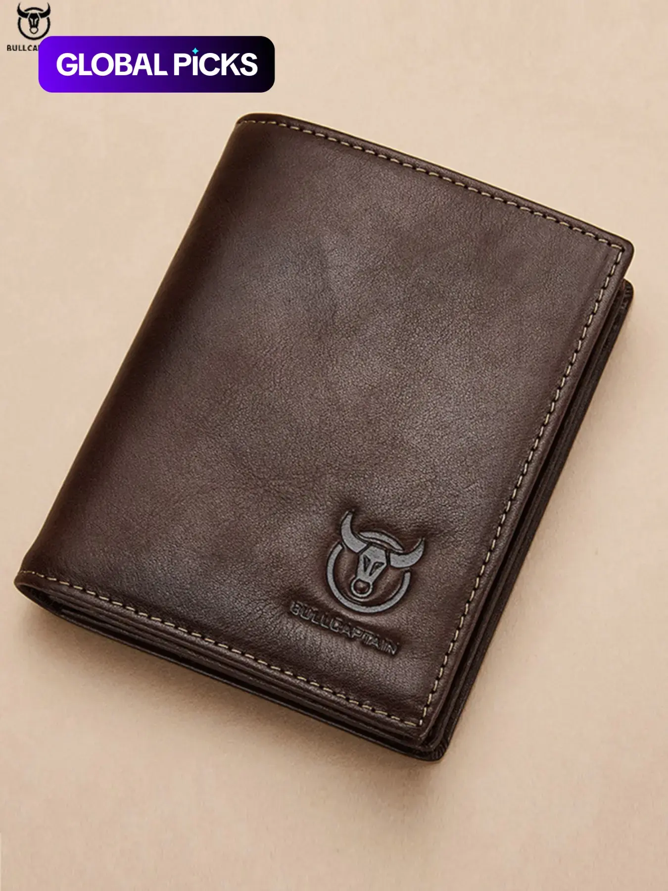 Men's Thanksgiving Christmas Gift - Simple Style Short Bifold Wallet, Casual High Quality Cowhide Leather Purse, Multifunctional Mini Card Holder, Business Fashion Wallet, Perfect Gift for Men Daily Use #GLOBAL PICKS