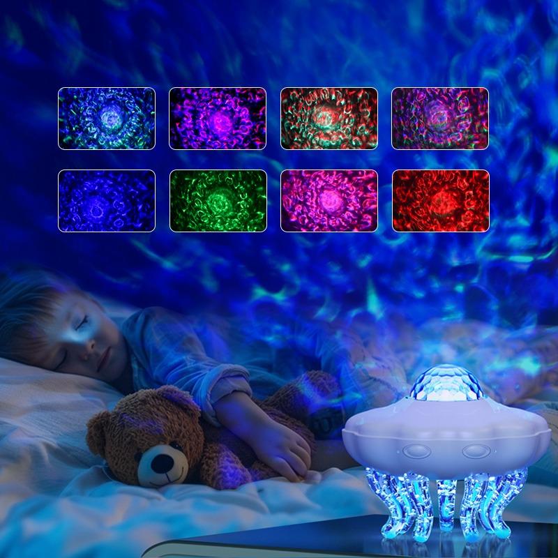 Jellyfish Ocean Wave Projector Light with Timer Remote Control Water Ripple Romantic Ambient USB Powered Home Decor Lighting Serene Ambiance Easy Operation Customizable Jellyfish Ocean Wave Projector Light with Timer Remote Control Water Ripple Romantic Ambient USB Powered Home Decor Lighting Serene Ambiance Easy Operation Customizable