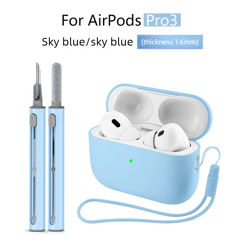 Soft Silicone Protective Case for 2026 Released Wireless Earbuds Pro 3 - Shockproof, Full-Cover Earphone Skin with Anti-Drop Design