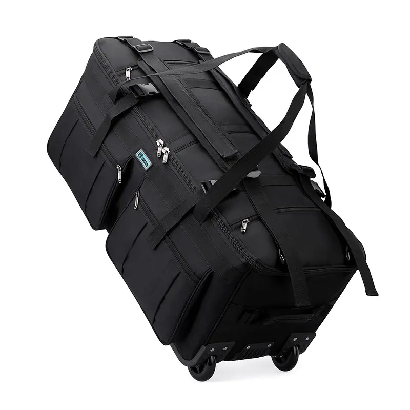 Handheld Pull-Handle Travel Large Bag, Multi-Layer Durable Wheel Luggage, Universal Storage Suitcase for Moving, Work, Short and Long Trips