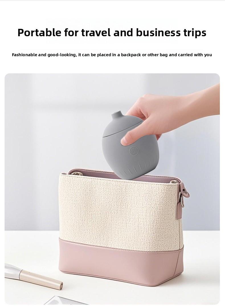 Inflatable U Shaped Neck Pillow for Travel Neck Support Portable Collapsible Travel Pillow for Airplane Car Train Comfortable Neck Cushion