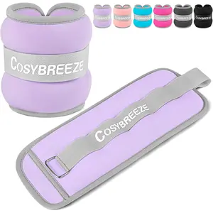 Ankle Weights 1/2/3/4/6/8/10 LB 1 Pair Wrist Leg Arm Weights for Women Men, for Walking Running Jogging Fitness Gym Workout Strength Training