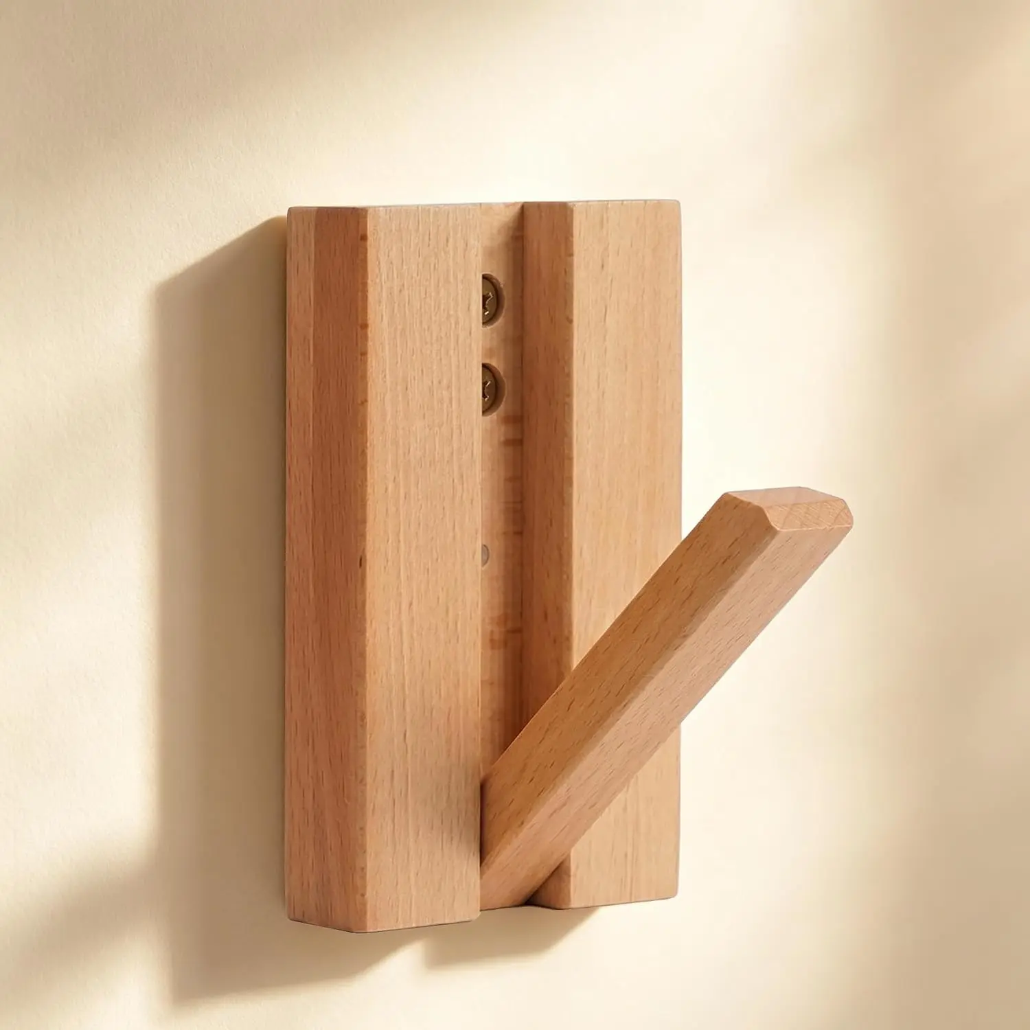 Solid  Foldable Wall Hooks, Heavy Duty Space Saving Coat Hooks | Solid  foldable wall hooks hold 25 lbs, with  lock and space-saving design for coats, hats, towels and bags.