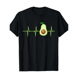 Avocado Heartbeat T-Shirt, Avocado T-Shirt Gift, V
