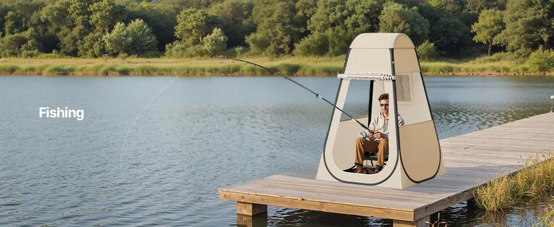 VEVOR Pop up Sports Tent, 8 Sizes Optional Clear Bubble Tent for 1-6 Person, Waterproof Outdoor Pod with Floor Mat & Top Cover, Garden Igloo Dome Tents Camping Shelter for Sports Watching