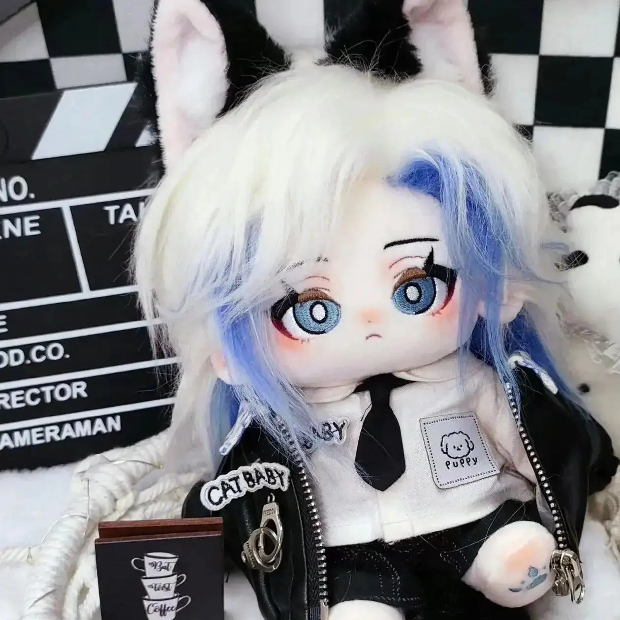 2026 new 20cm Anime Blue Lock Handsome Kaiser Michel Caesar Plush Puppet Toys for Kids Adult Collectible Plush Dress-up Cotton Dolls Gift