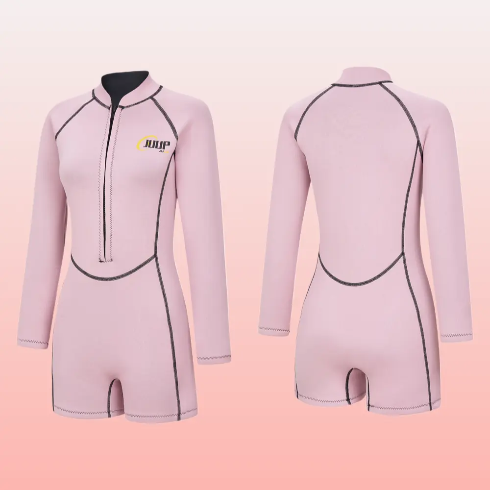 Women 2.5MM One Piece Square Leg Thermal UV Wetsuit for Outdoor Surfing Diving