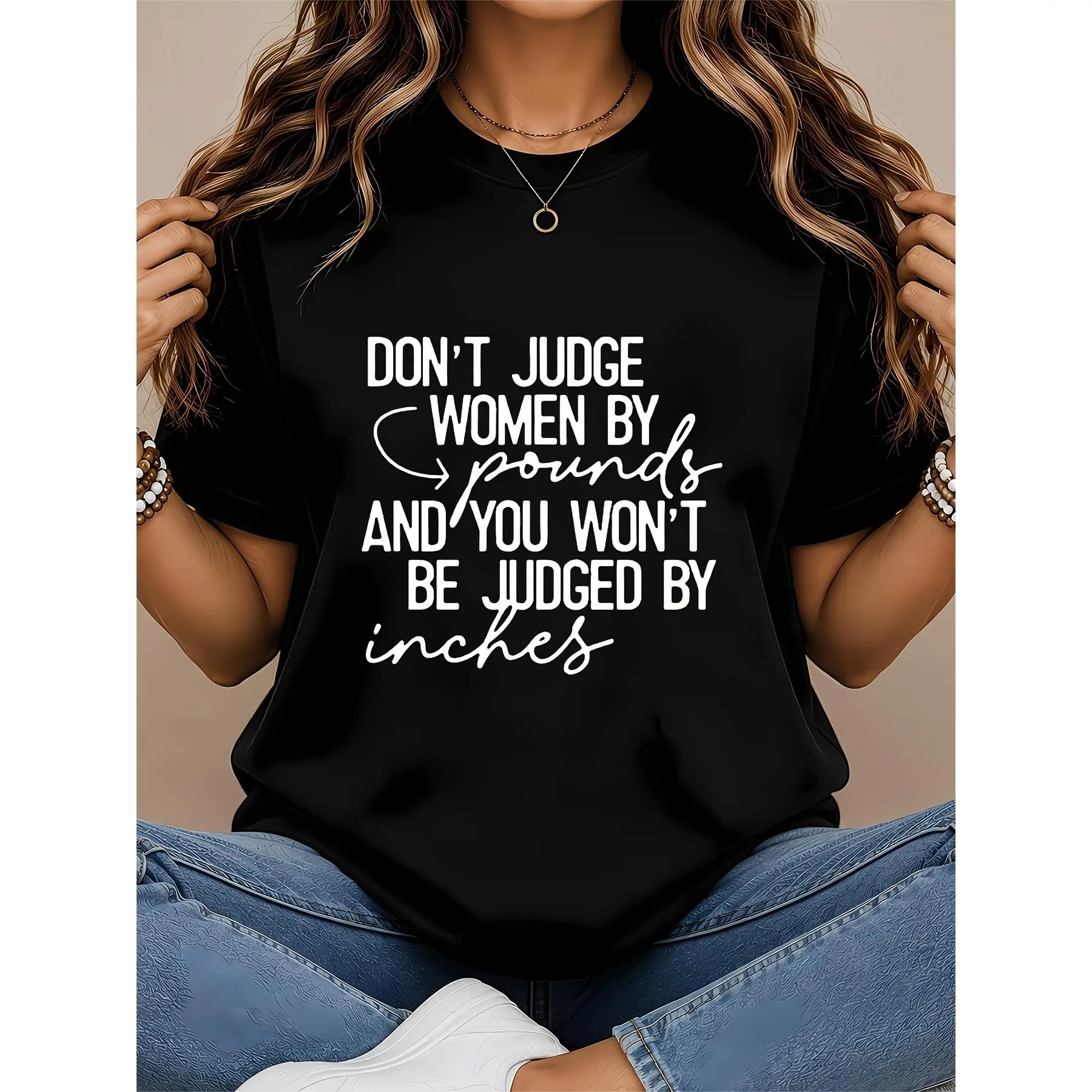 Women's Casual Short Sleeve T-Shirt - Opaque Round Neck Suitable for - Wear, Machine Washable Everyday Basic Top with Minimalist Style, Non- Comfortable Shirt for Layering & Daily Outfits