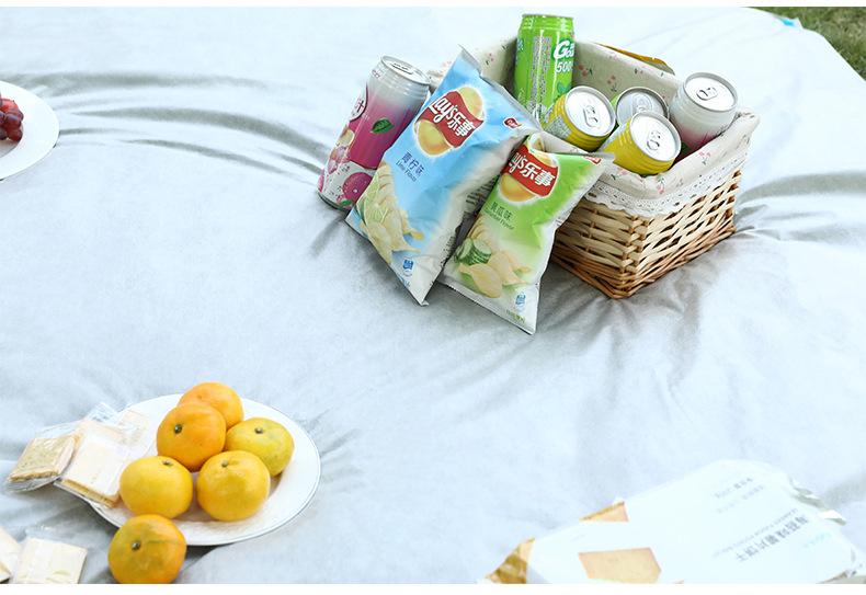 FaSoLa disposable picnic mat, travel camping tablecloth, outdoor picnic waterproof thickened portable sand mat