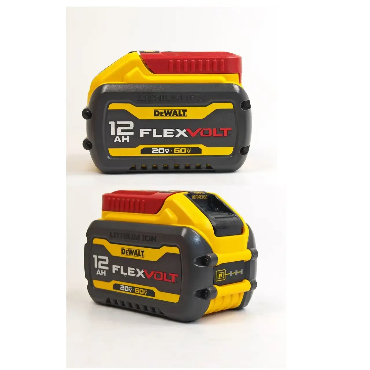 dewalt FLEXVOLT 20V/60V MAX 12Ah Lithium-Ion Battery - DCB612, Long-Lasting Power for Cordless Power Tools & Heavy-Duty Tools