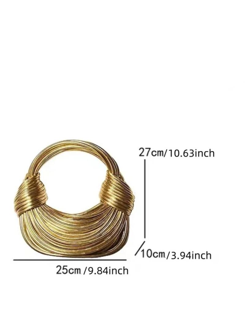 2026 Women's Fashionable Plain Color Handbag, Casual Versatile Handbag for Daily Used,  Girl Fashionable Shopping Bag, Textured Handbag, Shoulder Bags, Handbag Sling Bag, Unique Bags, Crescent Handbag