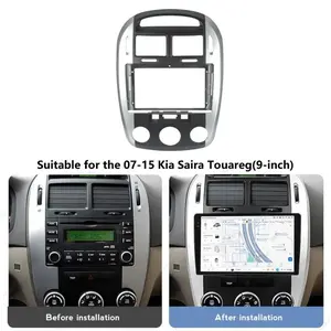 Car GPS Navigation Stereo For KIA Cerato 2006 Radio Fascias Panel Frame Fit 2Din 9 inch In Dash headunit screen