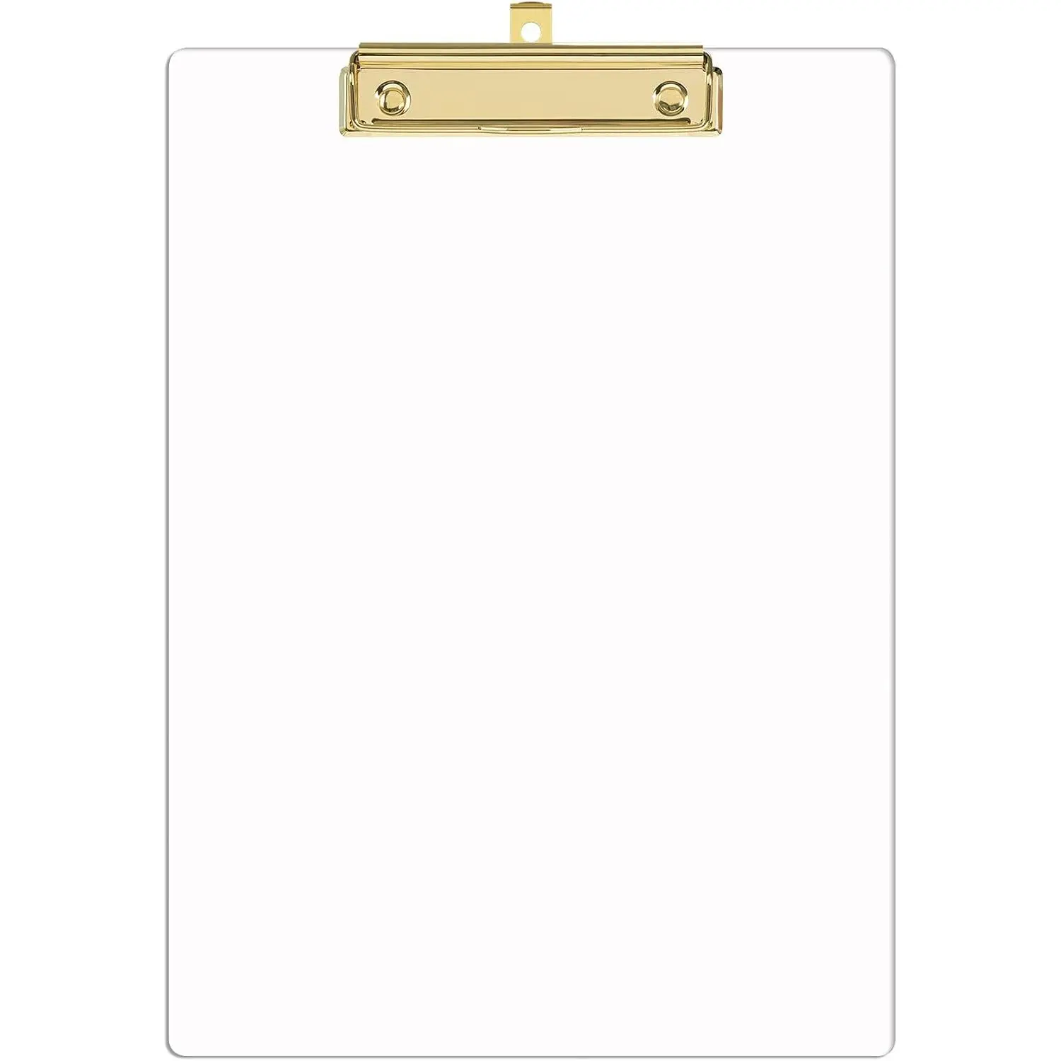 Glitter Clipboards, Sparkle 8.5 x 11 Clip Board, Clear |  Clip, Standard Letter Size 9 x 12.5 in for Classroom, Teacher, Women