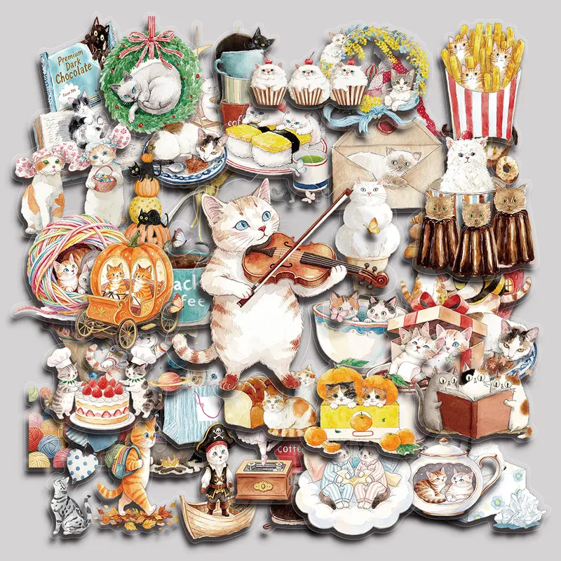 50PCS Little Mi Aesthetic Vinyl Stickers Pack for Laptop Water Bottle Phone Case Skateboard Journal Scrapbook DIY Decoration