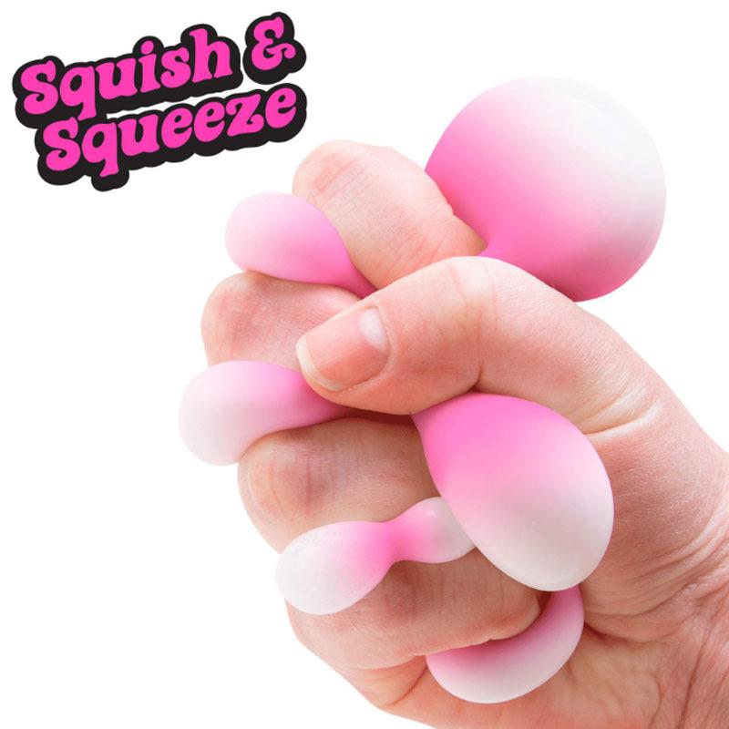 Changes color upon contact with water. Egg-shaped stress-relieving toy for adults.