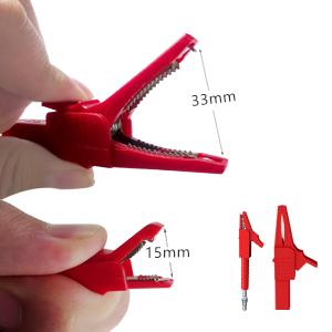 Multimeter Test Leads Kit with Replaceable Probes Set, Banana Plug to Test Hook Leads, Clips and Wire Piercing Probes for Testing Automotive Diagnostic