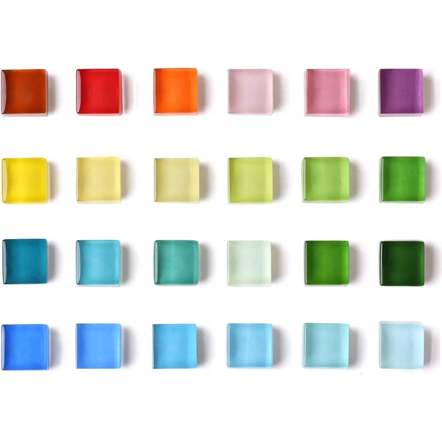 24-Color Small Round Cute Refrigerator Magnets - Magnetic Display for Kitchen, Office Use, Suitable for Glass Surfaces