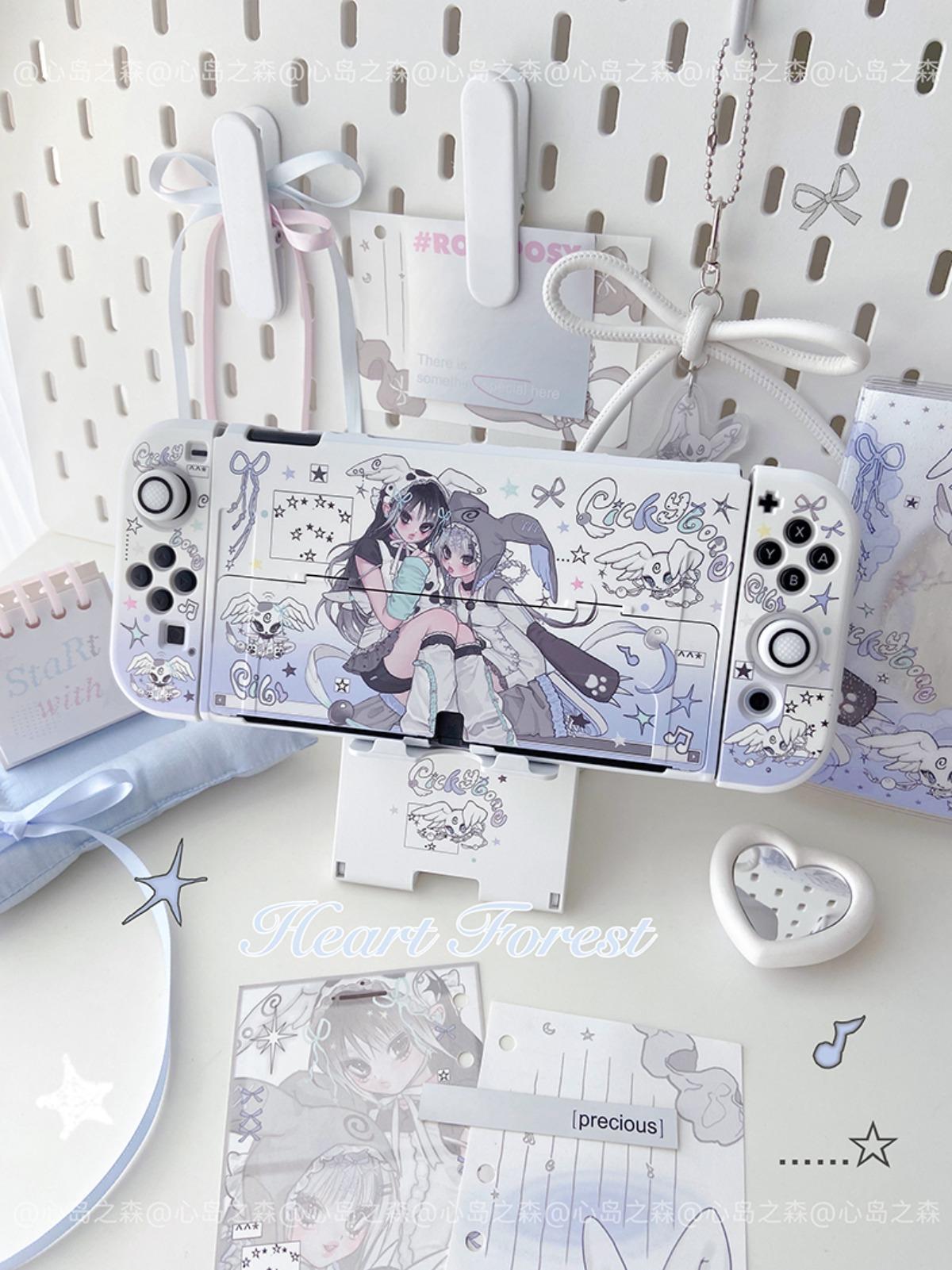 Anime Switch Case for Girl OLED Hard Case for Nintendo Switch2/NS/lite Console Controller Joy-Con Can Be Inserted Into The Dock