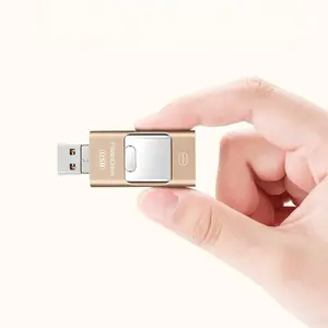 High-Speed USB 3.0 Flash Drive, 3-In-1 Storage Device with Free Type-C Adapter, Compatible with Android and PC, 64GB-1tb Capacity