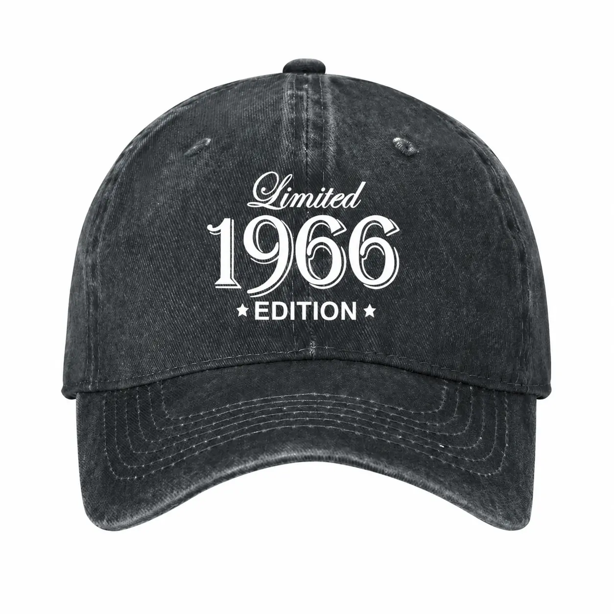[Ideal Gift] 1pc Vintage 1966 Limited Edition Baseball Cap - Adjustable Snapback, Lightweight and Breathable 60s Vintage Design, Unisex Outdoor Sports Hat, Ideal Gift for Cycling, Fishing, Hunting, and Casual Wear